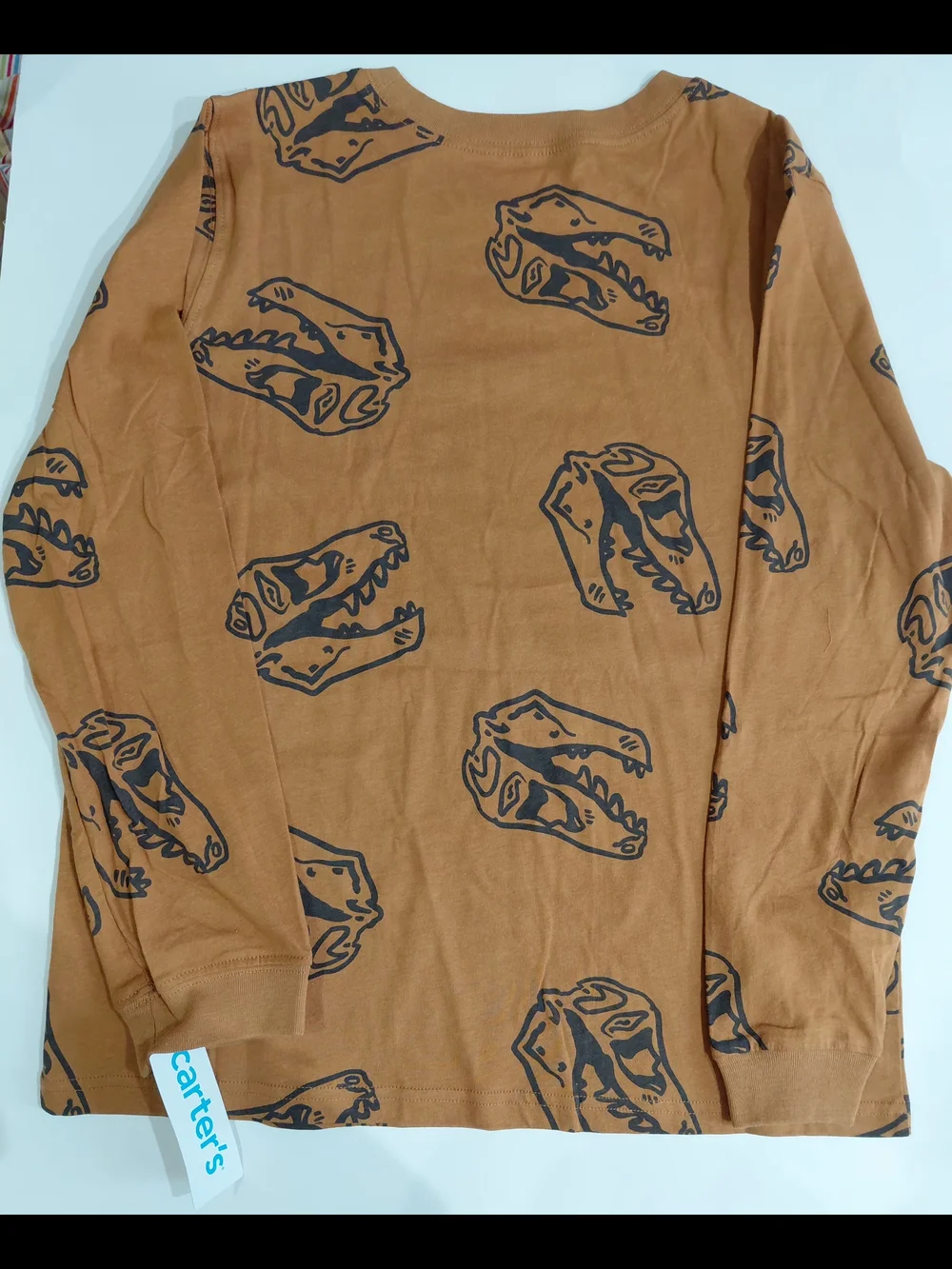 NWT Carter's Rust Brown Tee with Black Graphic Size 14